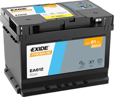 Exide EA612 Premium Carbon Boost 61Ah Autobatterie 561 400 060