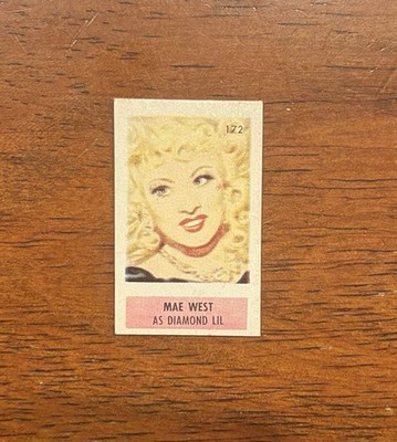1949 Topps X-Ray Round Up #172 Mae West NM/MT FREE SHIPPING