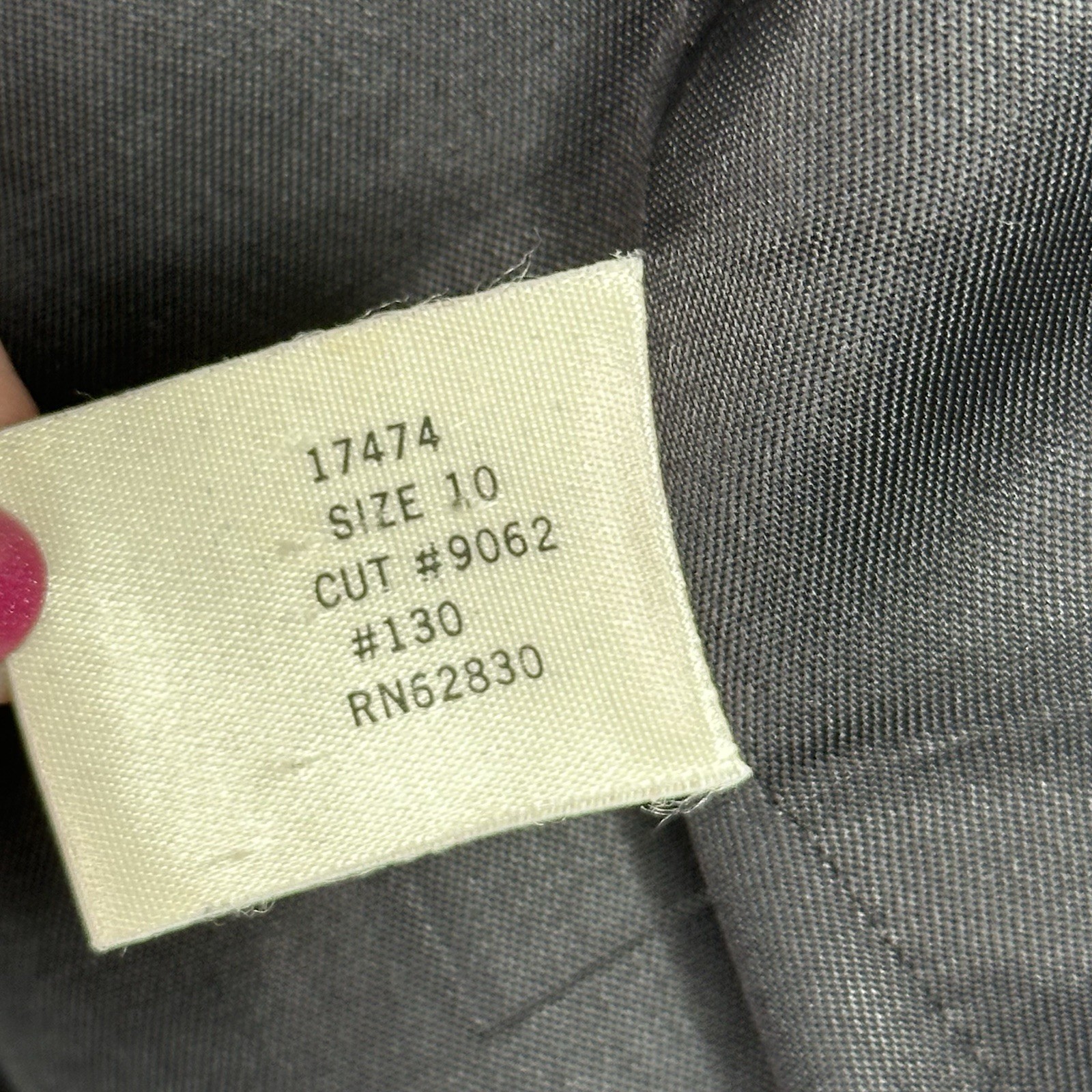 Vintage 80s 90s Lands’ End Black Wool Blazer Jacket Women’s 10 Made in USA