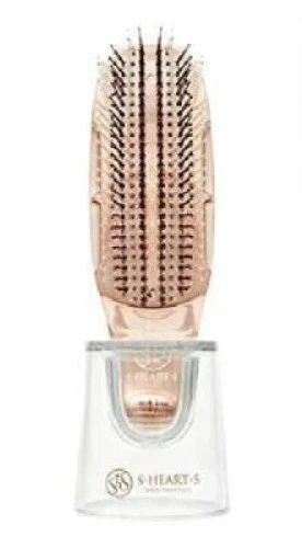 Cepillo de cuero cabelludo S Heart S modelo mundial corto oro rosa nuevo paquete unisex adultos Foto 3 de 4