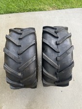 Neumáticos De Cortadora De Césped 15x6.00-6 - 2 Unidades, Banda De Rodadura De Costilla, 4 Capas De Alta Resistencia