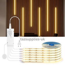 2m 6-Rolls Cabinet Light 12V Warm White Acoustic Panels Cuttable COB LED Strip