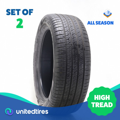 Set of (2) Driven Once 275/50R22 Pirelli Scorpion Zero RIV Elect 115H - 10/32