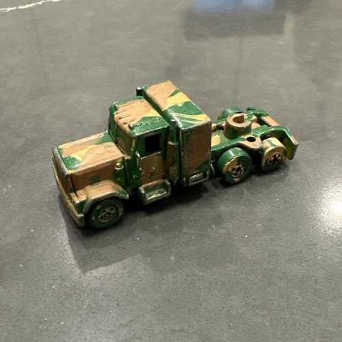 Vintage Hot Wheels Steering Rigs GMC Silver Blackwall 1980 Semi Truck Hong Kong