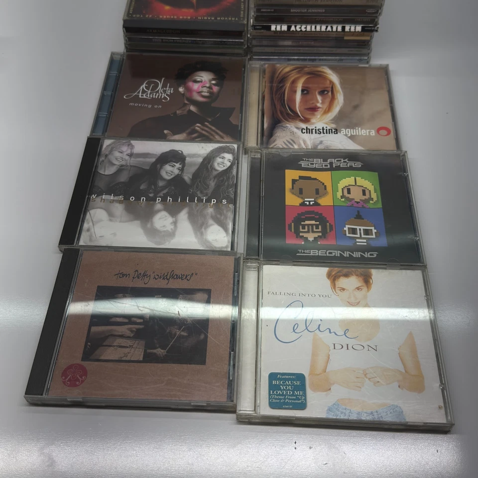 Lot of 25 Music CDs Mixed Artists Pop Rock Country Cracked Cases Read Desc Foto 4 de 4