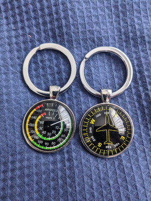 SCHLÜSSELANHÄNGER LUFTFAHRT PILOT/AIRCREW (SET X2) 