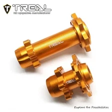 TRLX003XB1GMP ALUMINUM FRONT & REAR HUBS FOR PROMOTO MX: ORANGE
