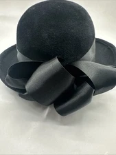 Vintage Frank Olive For Bergdorf Goodman Hat Henry Pollak Lancelot Velour RARE