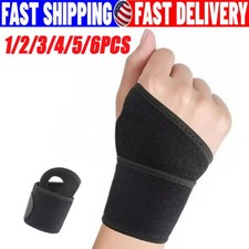 Wrist Hand Brace Support Carpal Tunnel Sprain Arthritis Gym Splint Left / Right