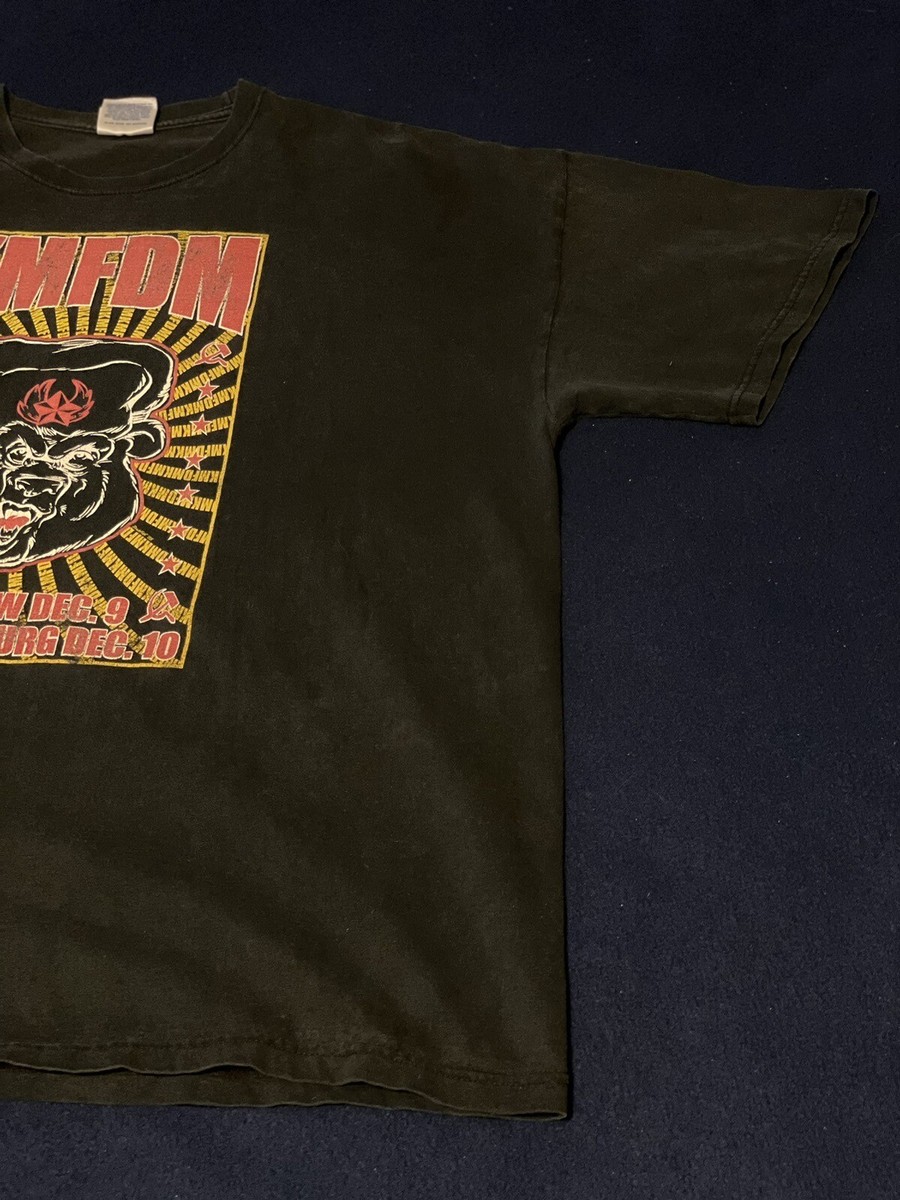 KMFDM 2004 20th Anniversary Canadian Tour Moscow T Shirt Sz XL/2XL