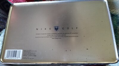 Nike Tiger Woods 2000 US Open Win Collector Series 1 Tin & Golf