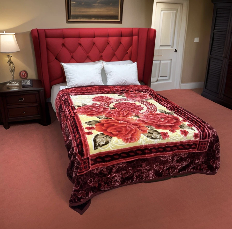 "Nueva manta reversible estilo visón de 2 lados súper suave tamaño queen 75X87"" 6,5 libras" Foto 2 de 4