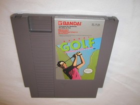 Bandai Golf: Challenge Pebble Beach (Nintendo NES) Game Cartridge Excellent!
