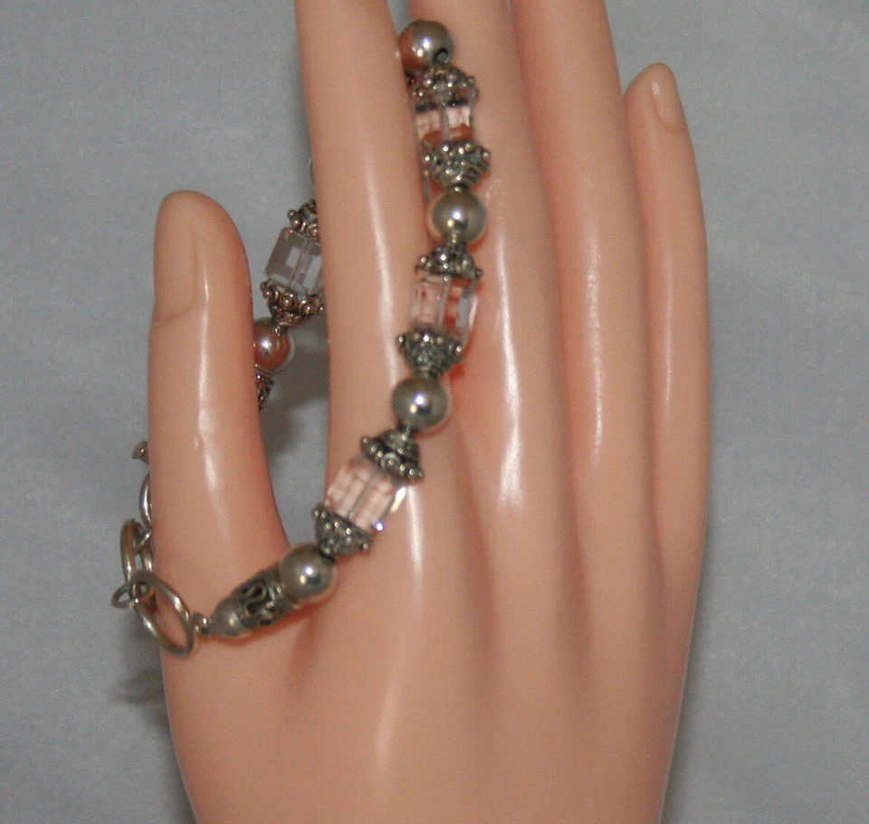 Pulsera Silpada de plata esterlina con cuentas de cristal de Swarovski con cierre de palanca B1147 Foto 4 de 4