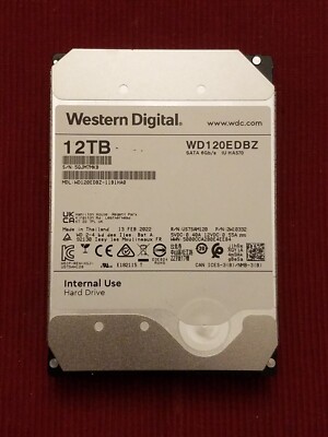 WD120EDBZ WESTERN DIGITAL SATA 12TB 7200rpm Good for NAS. | eBay