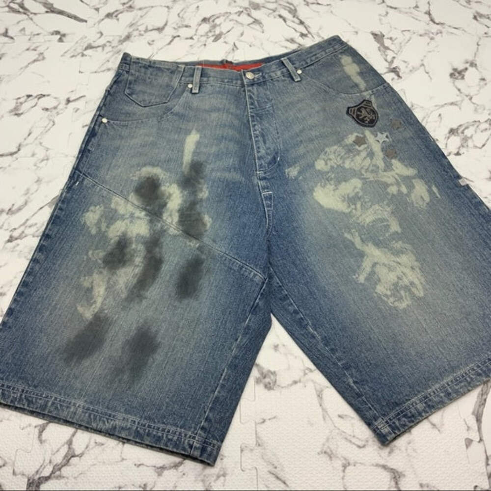 Men's Vokal by Nelly Mid Blue Dirty Denim Shorts NWT | eBay