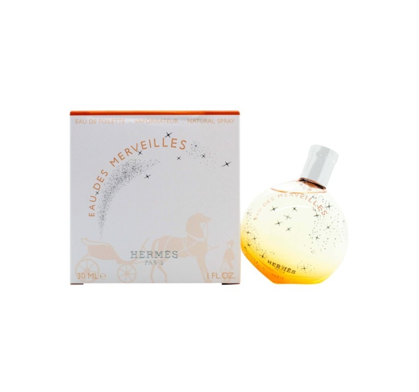 Hermes Eau Des Merveilles Eau de Toilette 30ml Spray for Her New Sealed Box