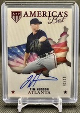 2023 Panini Chronicles TIM HUDSON America’s Best /10 RED SP Autograph! - Braves
