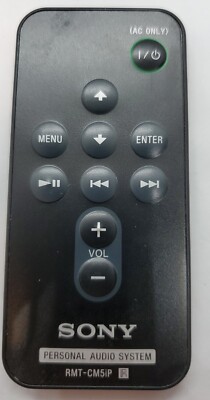 Genuine Original Sony RMT-CM5iP Remote Control RDP-M7iPN Bookshelf Audio System