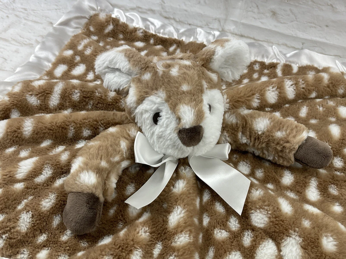 BEARINGTON Baby Lil Willow Deer Snuggler Security Blanket Lovey