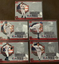 2003 BASEBALL NATIONAL PRIDE LOT OF 5 