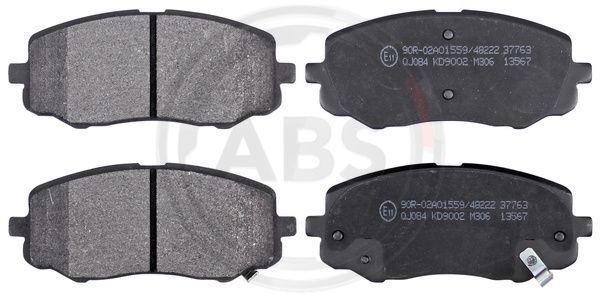 A.B.S. 37763 Bremsbelagsatz, Scheibenbremse Vorne FüR Hyundai-image