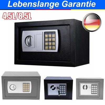 Elektronischer Safe Tresor Feuerfest Möbeltresor Geldschrank Feuerfest&Schlüssel