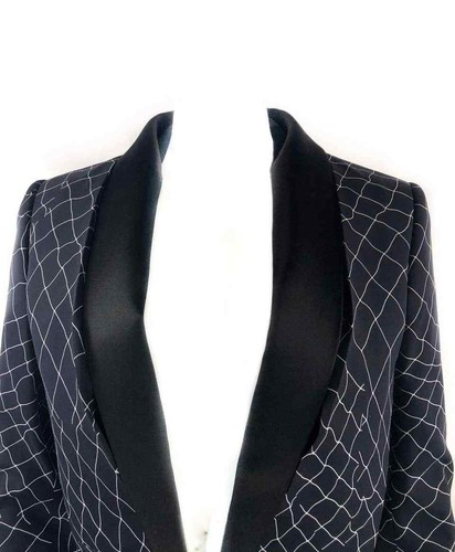 Haider Ackermann Smoking Blazer Sakko dunkelblau und schwarz Größe 38 - Bild 4 von 10
