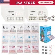 10packs Dental Orthodontic Bracket Roth MBT Hooks/5000Pc Elastics Rubber Bands