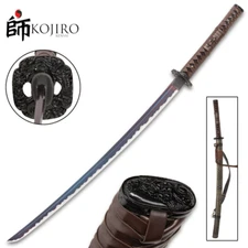 Kojiro® Kraken Katana 39 Inch Sword With Scabbard and Carbon Steel Blade