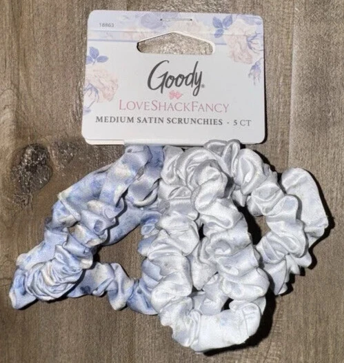 Goody X LoveShackFancy - Everblooming Rosettes - Skinny Scrunchies 5ct ❤ - Image 2 of 3