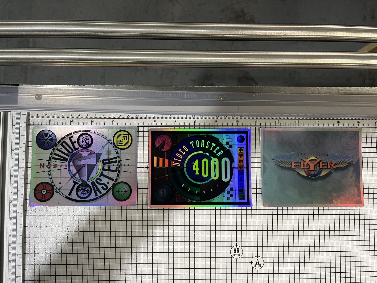 Amiga Video Toaster Flyer Holographic Decals. eBay