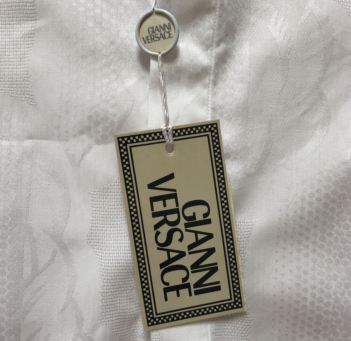 GIANNI VERSACE Couture Vintage 1997 Long Sleeve White Shirt GIANNI VERSACE Couture Vintage 1997 Long Sleeve White Shirt