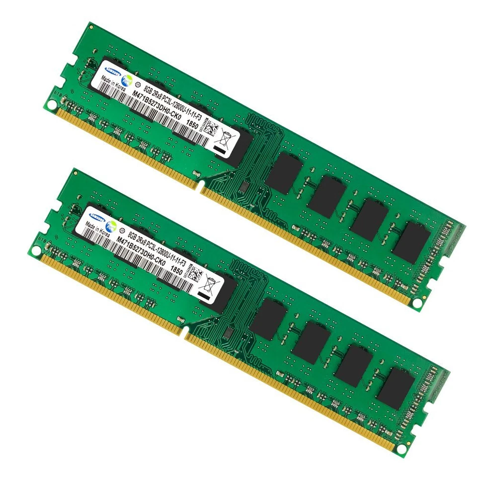Samsung 16GB Kit 2x 8GB DDR3L 1600MHz 1.35V PC3L-12800U DIMM Desktop Memory RAM - Image 4 of 4
