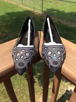 Journee Collection Womens Batavia Mesh Pointy-Toe Flats Shoes Size
