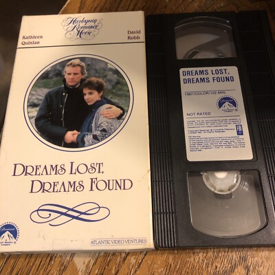 Dreams Lost, Dreams Found VHS Kathleen Quinlan David Robb Harlequin Romance OOP