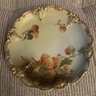Vintage unmarked floral plate — photo 1
