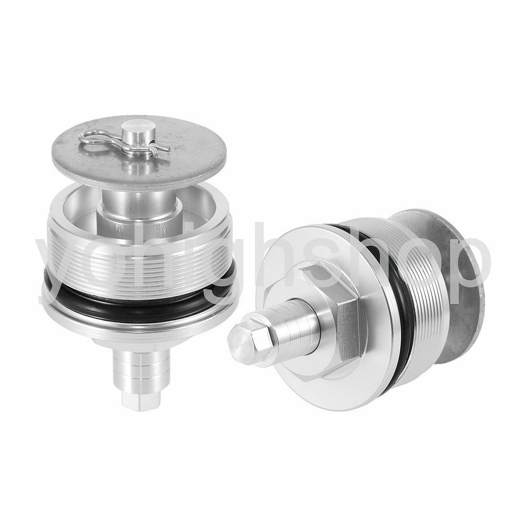Preload Fork Cap Bolts For Yamaha MT250 MT-25 MTN320 MT-03 2016-2018 41mm Silver