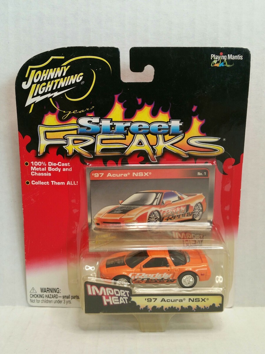 Johnny Lightning Street Freaks Import Heat 97 Acura NSX Orange