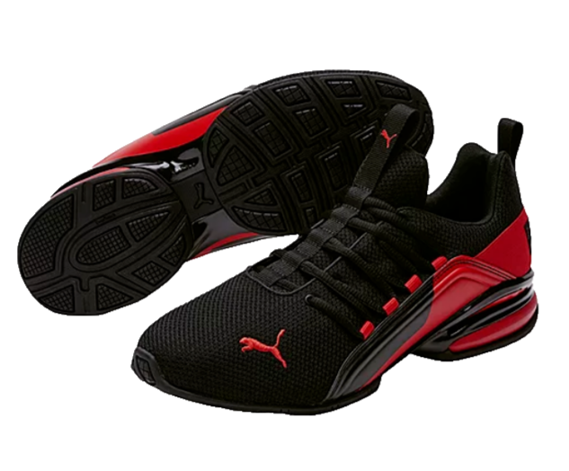 PUMA Men's Black Axelion Break Sneakers 19497901