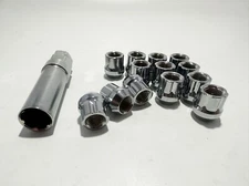 27Pc Open End Lug Nuts 12x1.5 Fits Toyota 4Runner Tundra FJ Tacoma +Security Key