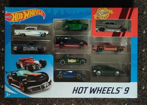 hot wheels gift pack 9 cars