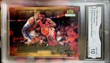 2003 Upper Deck Lebron James Rookie Collectibles Freshman Season Gem mint 10 #19