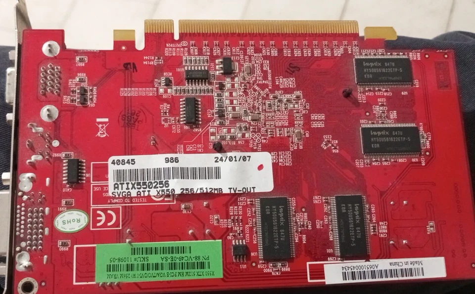 Scheda Video Sapphire ATI RADEON X550 256MB DDR2 - Immagine 2 di 3