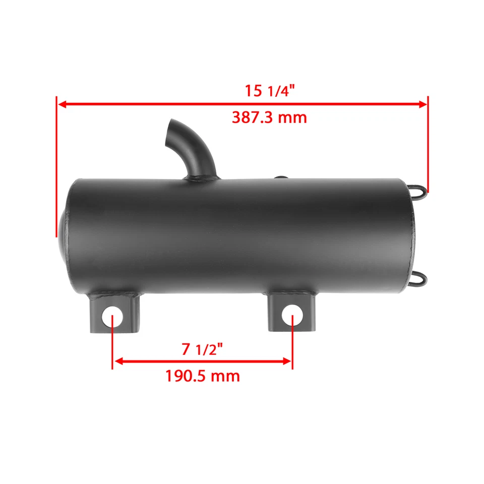 Silenciador de escape y tubo con kit de resorte de junta para Polaris Scrambler 500 2000-12 Foto 2 de 4