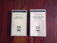 Piccola Biblioteca Adelphi 2 volumi Friedrich Nietzsche 