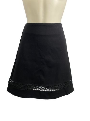 JUPE CRAYON ENTIÈREMENT doublée noire et grise Tahari ASL