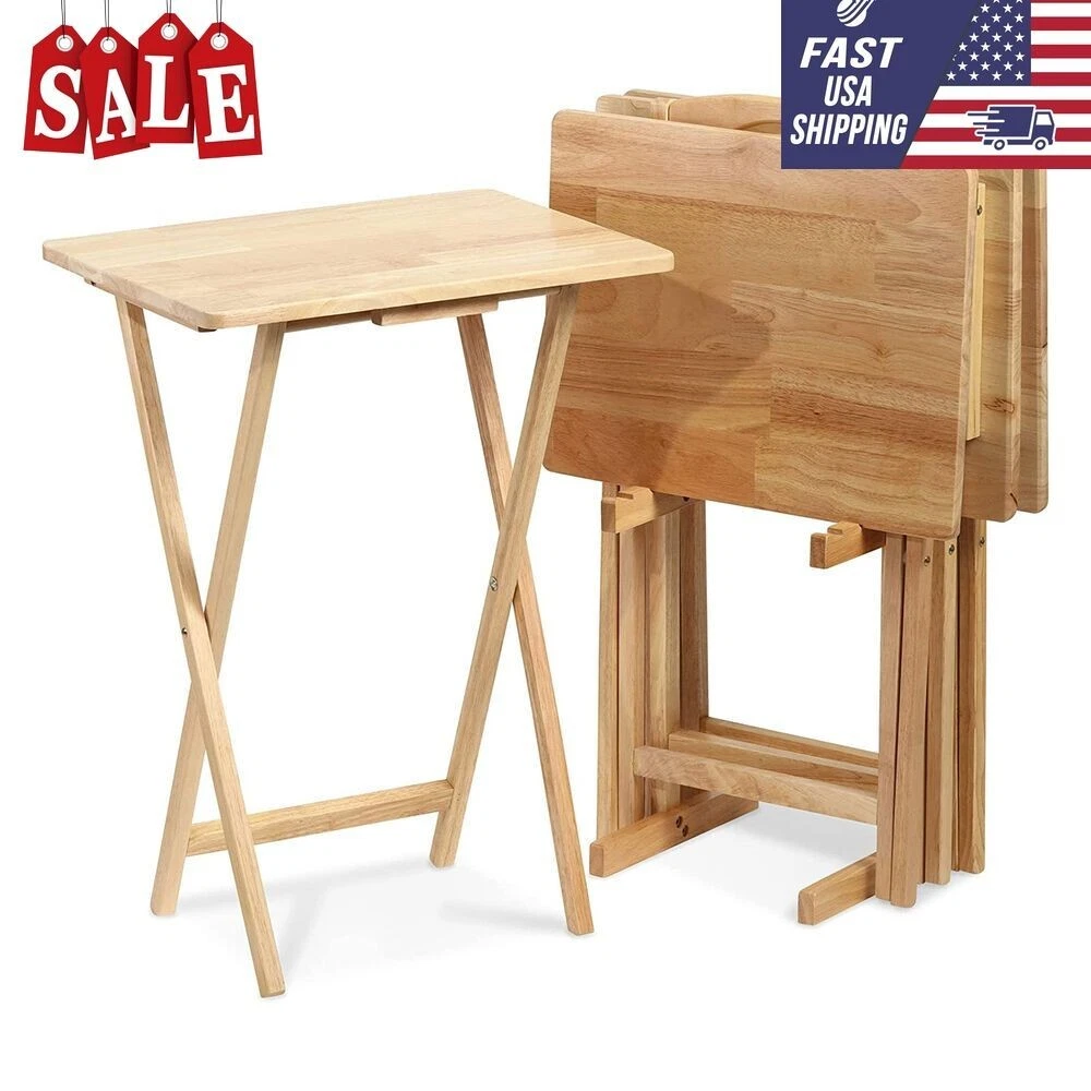 Tv tray 2024 storage rack