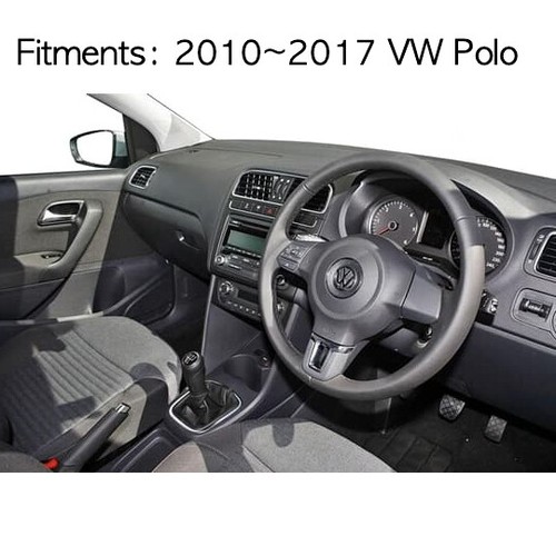 Dash Mat Cover with Red Stripe Line for 2010 ~ 2017 Volkswagen VW Polo MK5 6R - Picture 3 of 6