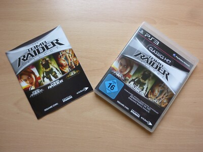 THE TOMB RAIDER TRILOGY Playstation PS3 Anleitung FSK16 OVP CIB - Zustand Gut